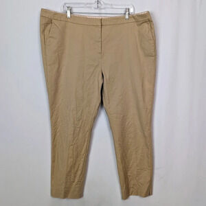 BODEN Sz 18R Richmond Cigarette Pants Straight Leg Classic Stretch Fabric Staple